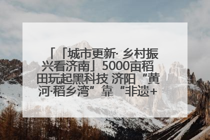 「城市更新· 乡村振兴看济南」5000亩稻田玩起黑科技 济阳“黄河·稻乡湾”靠“非遗+露营”火出圈