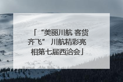 “美丽川航 客货齐飞” 川航精彩亮相第七届西洽会