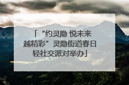 “约灵隐 悦未来 越精彩”灵隐街道春日轻社交派对举办