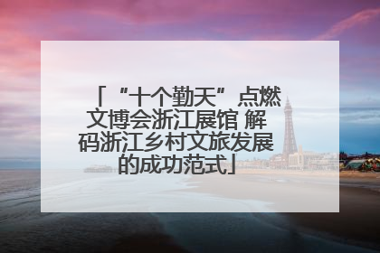 “十个勤天”点燃文博会浙江展馆 解码浙江乡村文旅发展的成功范式