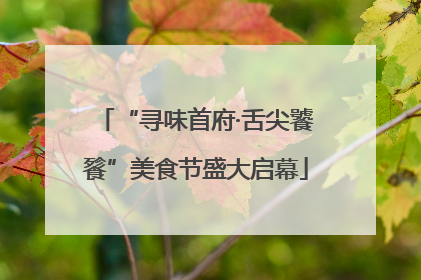 “寻味首府·舌尖饕餮”美食节盛大启幕