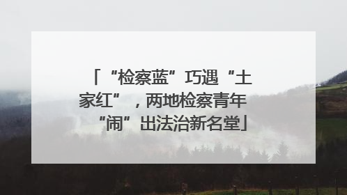 “检察蓝”巧遇“土家红”，两地检察青年“闹”出法治新名堂