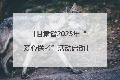 甘肃省2025年“爱心送考”活动启动