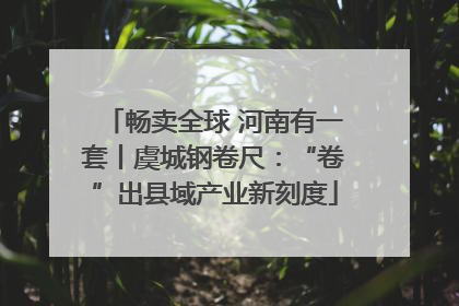 畅卖全球 河南有一套丨虞城钢卷尺：“卷”出县域产业新刻度