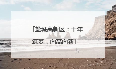 盐城高新区：十年筑梦，向高向新
