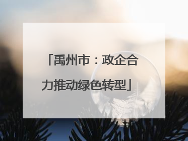 禹州市：政企合力推动绿色转型
