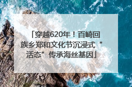 穿越620年！百崎回族乡郑和文化节沉浸式“活态”传承海丝基因