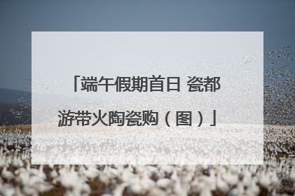 端午假期首日 瓷都游带火陶瓷购（图）
