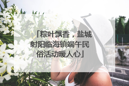 粽叶飘香，盐城射阳临海镇端午民俗活动暖人心