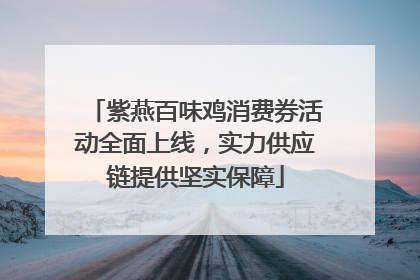 紫燕百味鸡消费券活动全面上线，实力供应链提供坚实保障