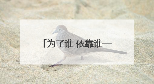 为了谁 依靠谁——扎实推进文明城市建设系列谈之一