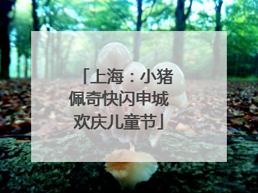上海：小猪佩奇快闪申城欢庆儿童节