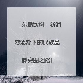 东鹏饮料：新消费浪潮下的民族品牌突围之路