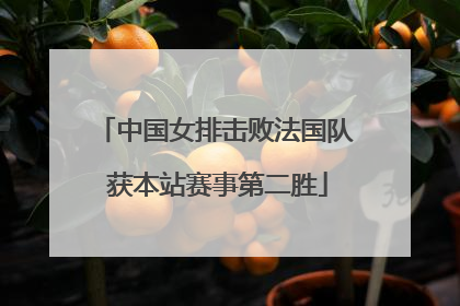 中国女排击败法国队 获本站赛事第二胜
