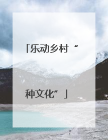 乐动乡村“种文化”