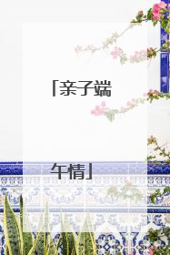 亲子端午情