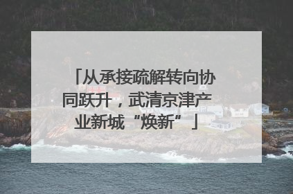 从承接疏解转向协同跃升，武清京津产业新城“焕新”