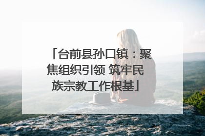 台前县孙口镇：聚焦组织引领 筑牢民族宗教工作根基
