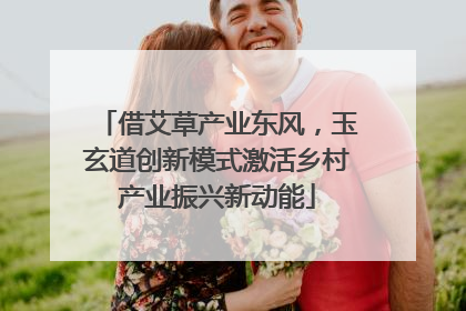 借艾草产业东风，玉玄道创新模式激活乡村产业振兴新动能
