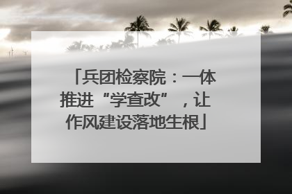 兵团检察院：一体推进“学查改”，让作风建设落地生根