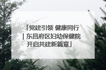 党建引领 健康同行｜东昌府区妇幼保健院开启共建新篇章