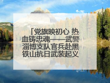党旗映初心 热血铸忠魂——武警淄博支队官兵赴黑铁山抗日武装起义纪念馆开展“七一”主题党日活动