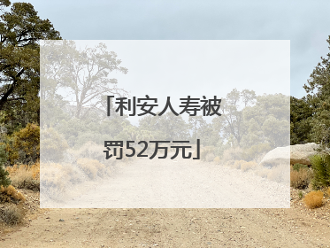 利安人寿被罚52万元