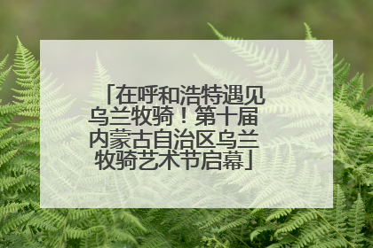 在呼和浩特遇见乌兰牧骑！第十届内蒙古自治区乌兰牧骑艺术节启幕