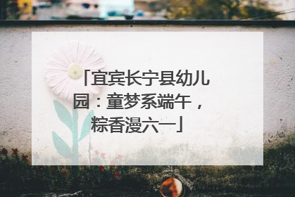 宜宾长宁县幼儿园：童梦系端午，粽香漫六一