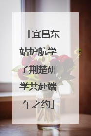宜昌东站护航学子荆楚研学共赴端午之约