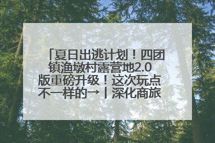 夏日出逃计划！四团镇渔墩村露营地2.0版重磅升级！这次玩点不一样的→丨深化商旅文体农展融合