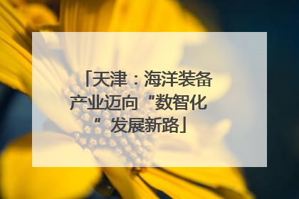 天津：海洋装备产业迈向“数智化”发展新路