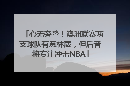 心无旁骛！澳洲联赛两支球队有意林葳，但后者将专注冲击NBA