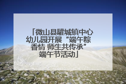 微山县驩城镇中心幼儿园开展“端午粽香情 师生共传承”端午节活动