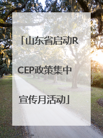 山东省启动RCEP政策集中宣传月活动