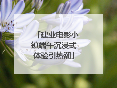 建业电影小镇端午沉浸式体验引热潮