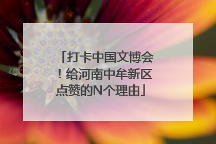 打卡中国文博会！给河南中牟新区点赞的N个理由