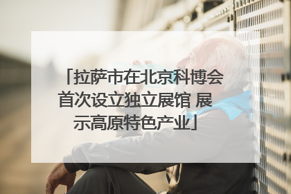 拉萨市在北京科博会首次设立独立展馆 展示高原特色产业