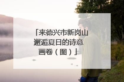 来德兴市新岗山 邂逅夏日的诗意画卷（图）