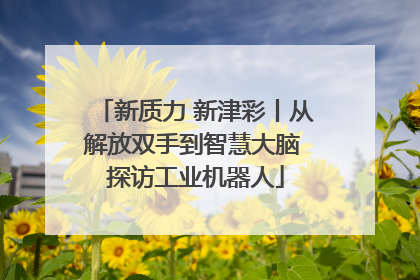 新质力 新津彩丨从解放双手到智慧大脑 探访工业机器人