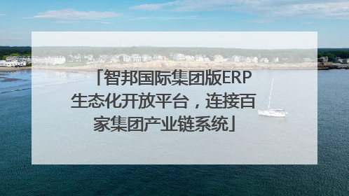 智邦国际集团版ERP生态化开放平台，连接百家集团产业链系统