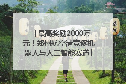 最高奖励2000万元！郑州航空港竞逐机器人与人工智能赛道