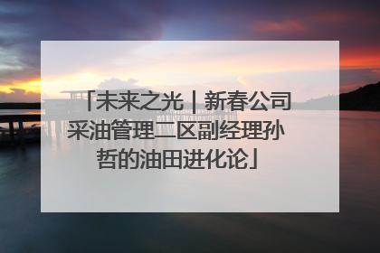 未来之光｜新春公司采油管理二区副经理孙哲的油田进化论