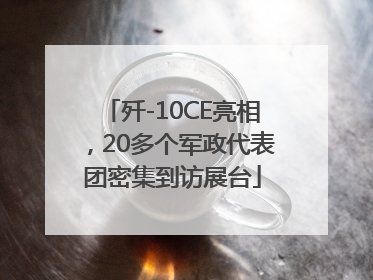 歼-10CE亮相，20多个军政代表团密集到访展台