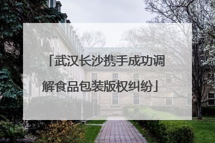 武汉长沙携手成功调解食品包装版权纠纷