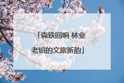 森铁回响 林业老镇的文旅新韵