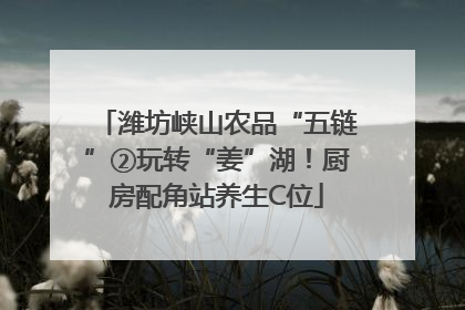 潍坊峡山农品“五链”②玩转“姜”湖！厨房配角站养生C位
