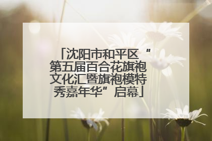 沈阳市和平区“第五届百合花旗袍文化汇暨旗袍模特秀嘉年华”启幕