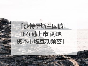 沙特伊斯兰国债ETF在港上市 两地资本市场互动频密