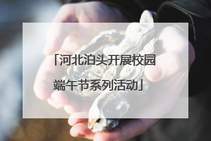 河北泊头开展校园端午节系列活动